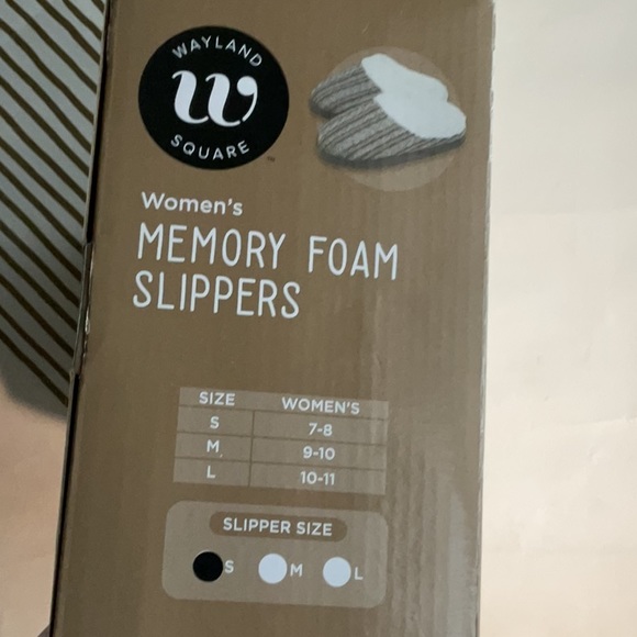 Memory Foam Slippers,Brown, Wayland Square, Women’s 6-7 - Picture 5 of 5